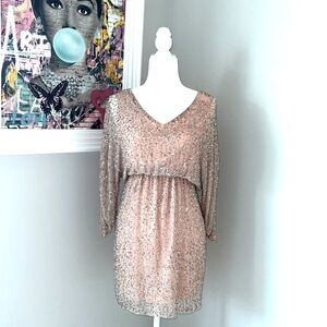 Alice and Olivia, extra small, heavy sequin dress.